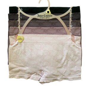 Juicy Couture 5-Pack Comfy Seamless Boyshorts Panties Underwear